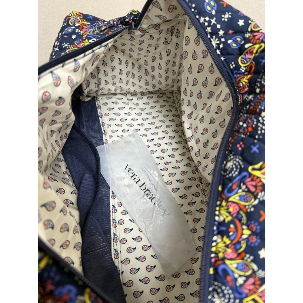 Duplicate listing*** Vera Bradley Original Duffel Bag Starry Paisley in Cotton